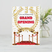 新しいビジネスグランドオープニングレッドカーペットのゲストVIP 招待状 (スタンド正面)