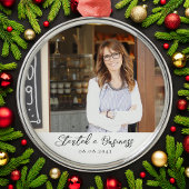 新しいビジネスマイルストーンの写真画像 メタルオーナメント