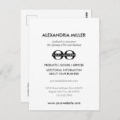 新しいビジネス発表 ポストカード (正面/裏面)