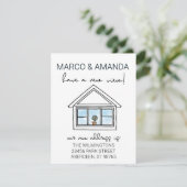 新しいビューウィンドウ引っ越しました 案内状 (スタンド正面)