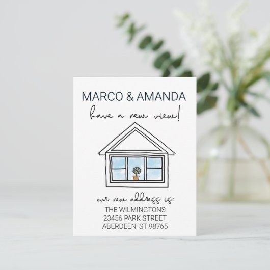 新しいビューウィンドウ引っ越しました 案内状 (スタンド正面)