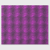 新しいピンクブラックゼブラ印刷アクセサリーカスタマイズ-  ラッピングペーパー (フラット)