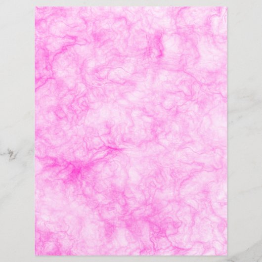 新しいピンクマーブル文房具紙 (裏面)