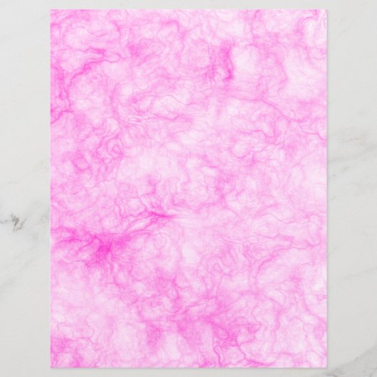 新しいピンクマーブル文房具紙 (正面)