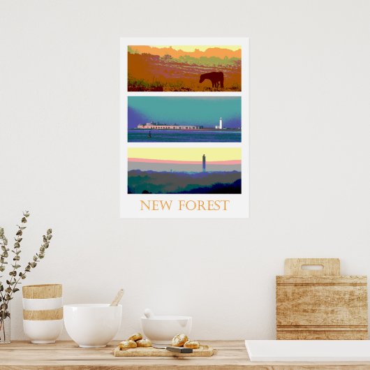 新しいフォレスト ポスター (キッチン)