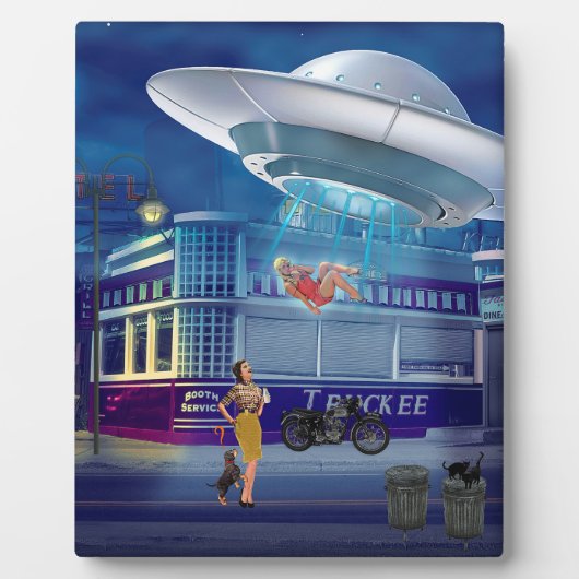 新しいフライト付き添い人 フォトプラーク (正面)