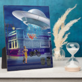 新しいフライト付き添い人 フォトプラーク (側面)