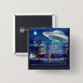 新しいフライト付き添い人 缶バッジ (正面&裏面)