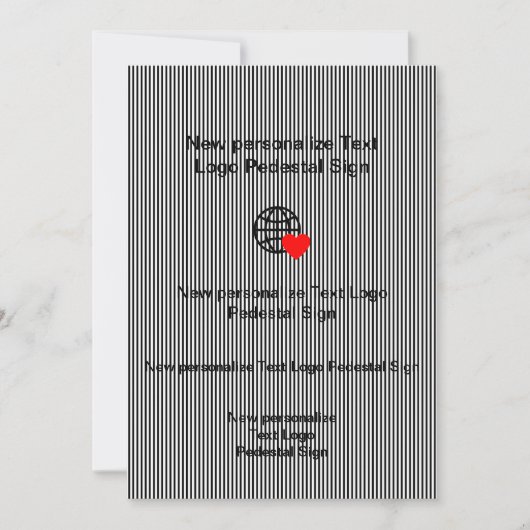 新しいフラットカスタマイズ招待状 招待状 (正面)