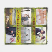 新しいフリースブランケットに完全にパーソナライズ可能結婚な フリースブランケット (正面(横))