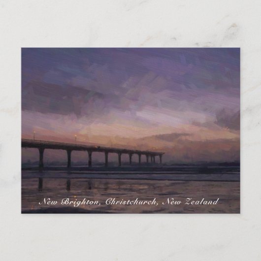 新しいブライトン桟橋はがき ポストカード (正面)