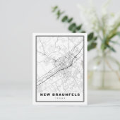 新しいブラウンフェルスの地図 ポストカード (スタンド正面)