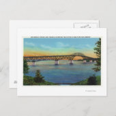 新しいブリッジのクローズアップ ポストカード (正面/裏面)