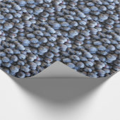 新しいブルーベリーの写真 ラッピングペーパー (角)