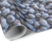 新しいブルーベリーの写真 ラッピングペーパー (ロールコーナー)