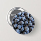 新しいブルーベリーの写真 缶バッジ (正面&裏面)