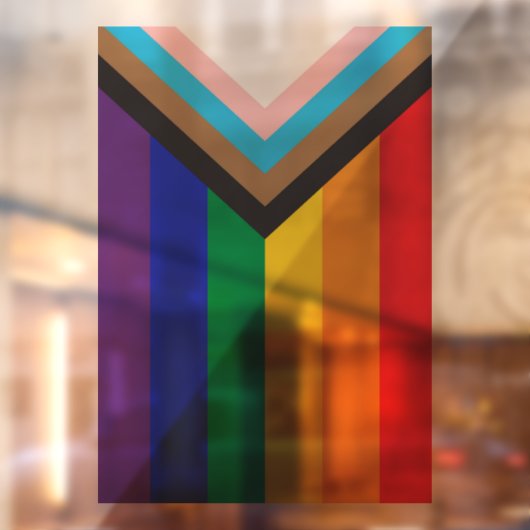 新しいプライドフラグの色ストライプのウィンドウの固定 ウィンドウサイン (シート2)