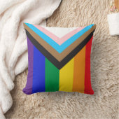 新しいプライドフラグの色ストライプのウィンドウの固定 クッション (ブランケット)
