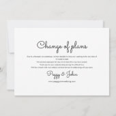 新しいプランのカレンダー写真の日付の変更 セーブザデート (裏面)