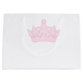 新しいプリンセス-王室のベビー! ラージペーパーバッグ (正面)