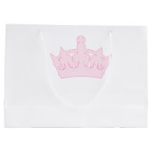 新しいプリンセス-王室のベビー! ラージペーパーバッグ (裏面)