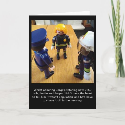 新しいヘアカット カード (正面)