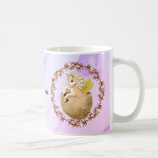 新しいベイビーユニコーン コーヒーマグカップ (右)