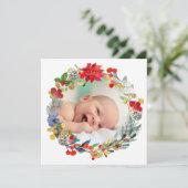 新しいベビーの発表　メリークリスマス シーズンカード (スタンド正面)