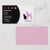 新しいペットの世話の名刺 名刺 (正面/裏面)