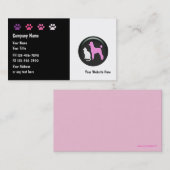 新しいペットの世話の名刺 名刺 (正面/裏面)