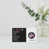 新しいペットの世話の名刺 名刺 (スタンド正面)