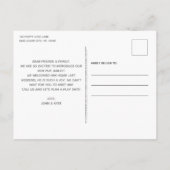 . .新しいペットの写真、ハローパピードッグ 案内ポストカード (裏面)