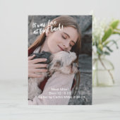 新しいペットの写真 案内状 (スタンド正面)