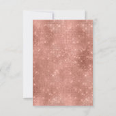 新しいペットの犬の写真 花 ゴールド ローズ ブ ラッシュ 招待状 (裏面)