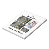 新しいペットカスタム4フォトコラージュ ノートパッド (回転)