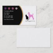 新しいペットグルーミングの名刺 名刺 (正面/裏面)