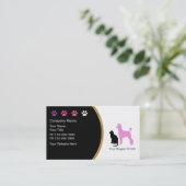 新しいペットグルーミングの名刺 名刺 (スタンド正面)