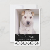 新しいペットレトロはB&Wの写真の発表を一周します 案内状 (正面)