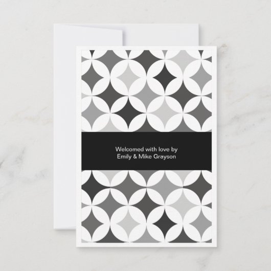 新しいペットレトロはB&Wの写真の発表を一周します 案内状 (裏面)