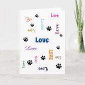 新しいペット カード (正面)