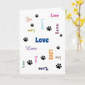 新しいペット カード (黄色い花)