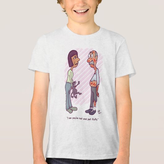 新しいペットTシャツ トライブレンドＴシャツ (正面)