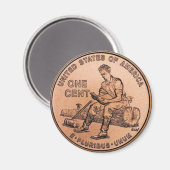 新しいペニー1 マグネット (正面/裏面)