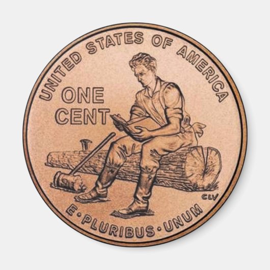 新しいペニー1 マグネット (正面)