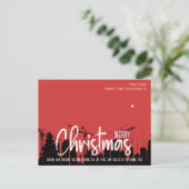 新しいホライゾン建築、建築家会社X-Mas シーズンポストカード (スタンド正面)