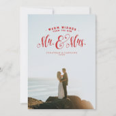 新しいホリデーのフォトカード シーズンカード (正面)