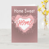 新しいホームおめでとうカード カード (黄色い花)