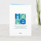 新しいホームおめでとうカード カード (裏面)