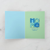 新しいホームおめでとうカード カード (内部)