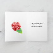 新しいホームおめでとうカード – TattooスタイルPug カード (内部)